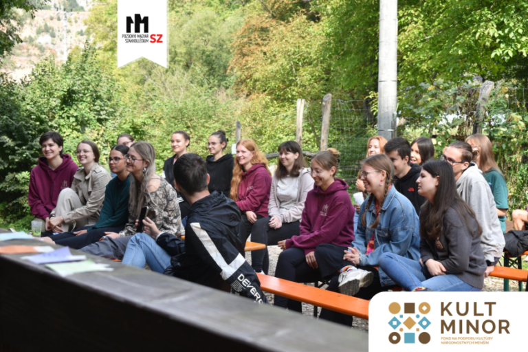 Diáktábor Gombaszögön / Diáktábor v kempingu Gombasek