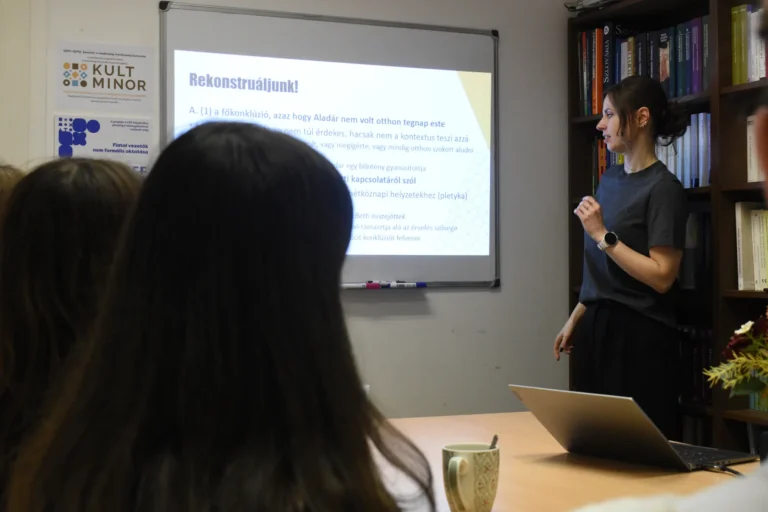 Logika kurzus a szakkollégiumban